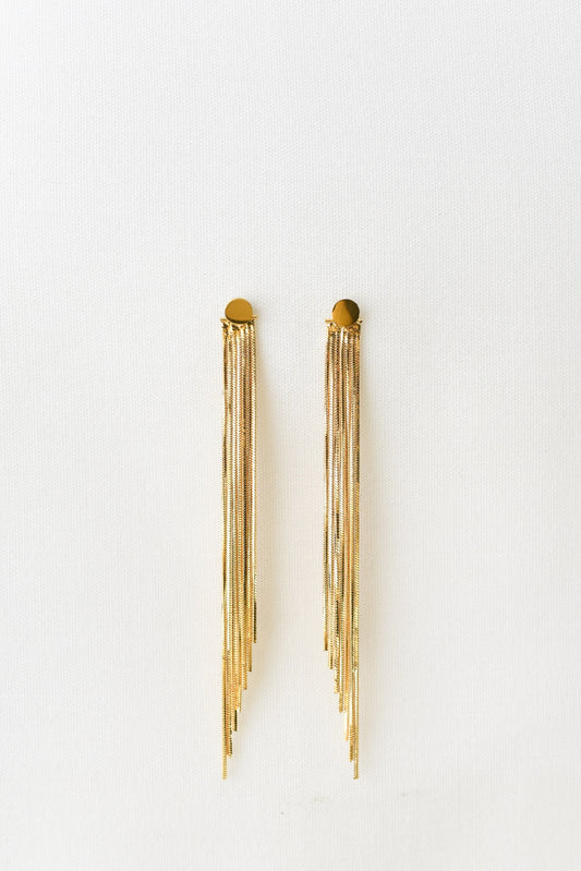 Kristin Gold Dot Waterfall Drop Earring Duo