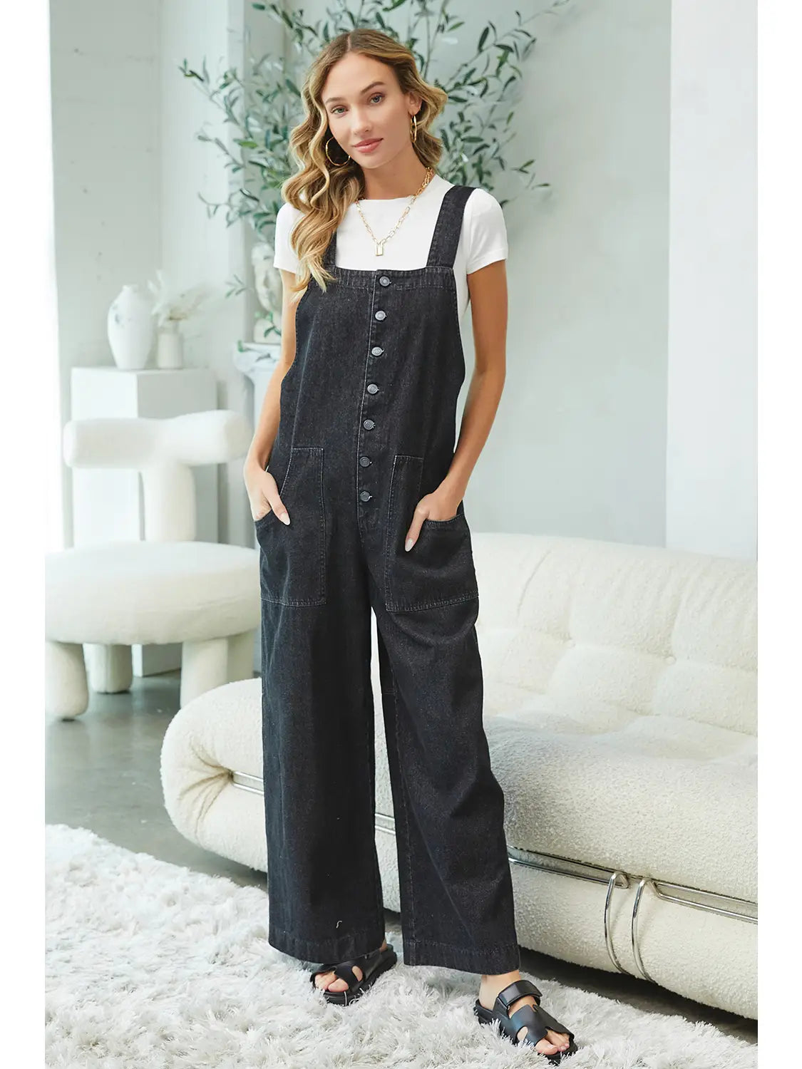 Fall jumpsuit local whimsy wide leg