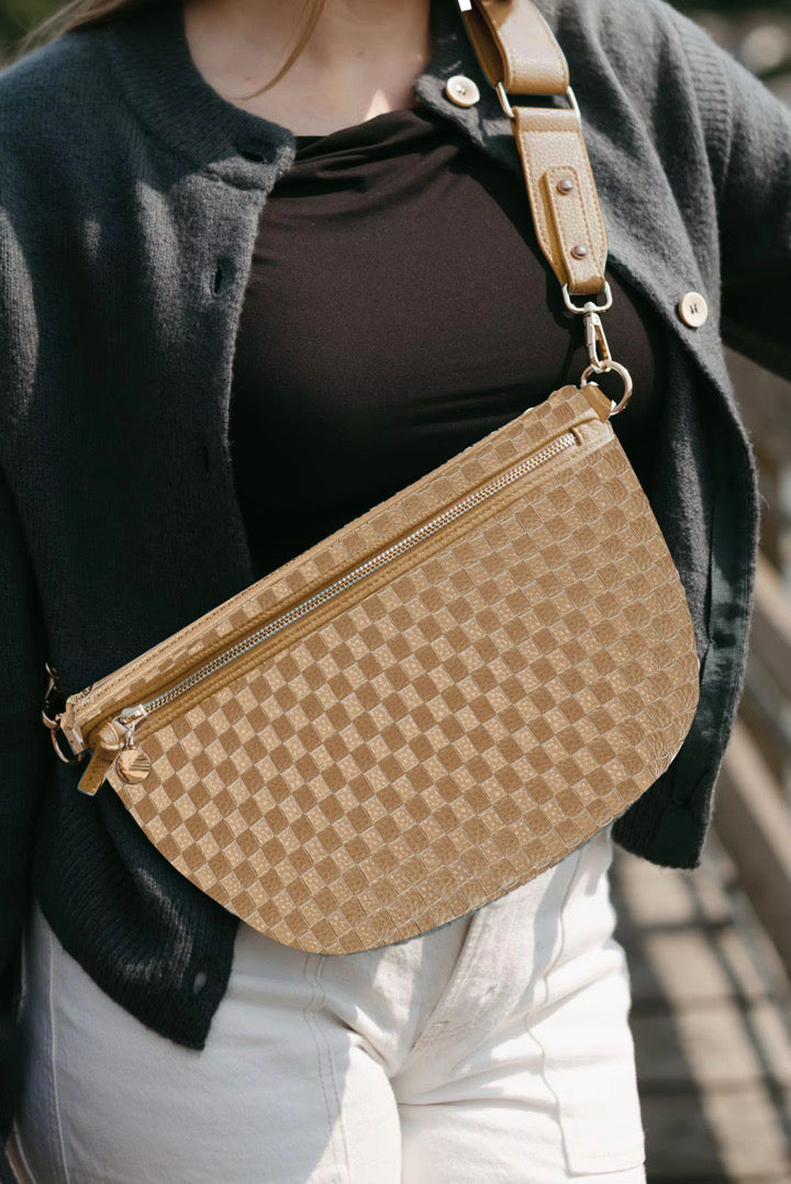 Lumi Woven Crossbody Bag - PREORDER
