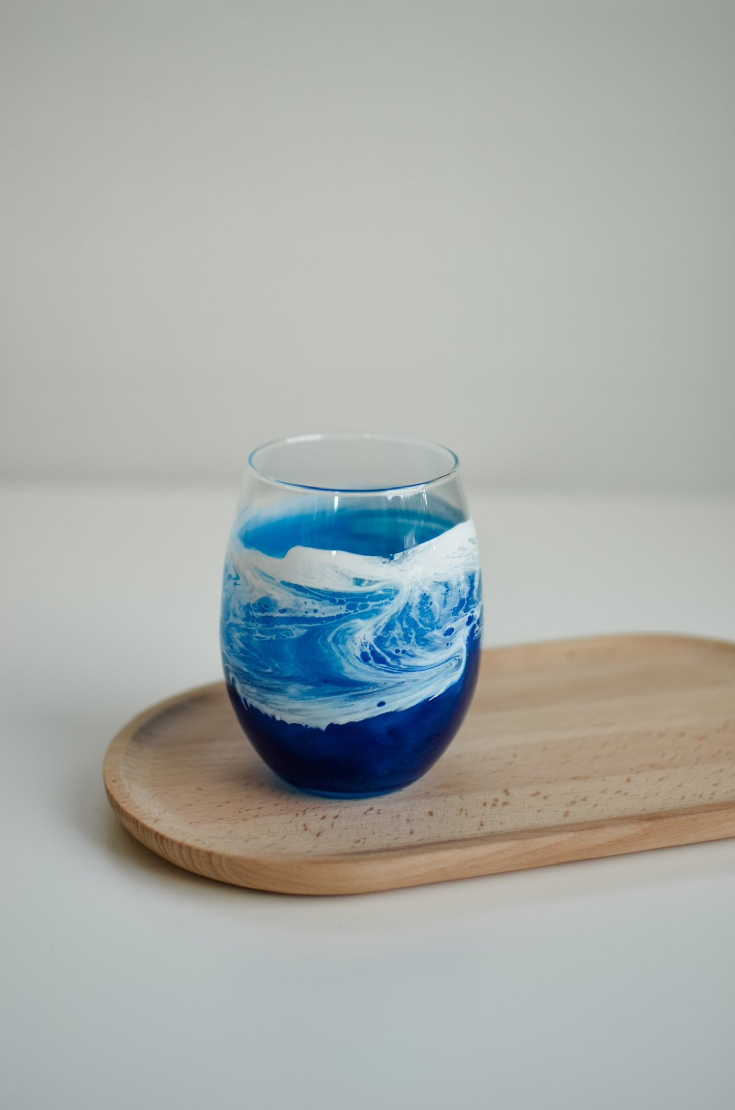 Stemless Ocean Wineglass
