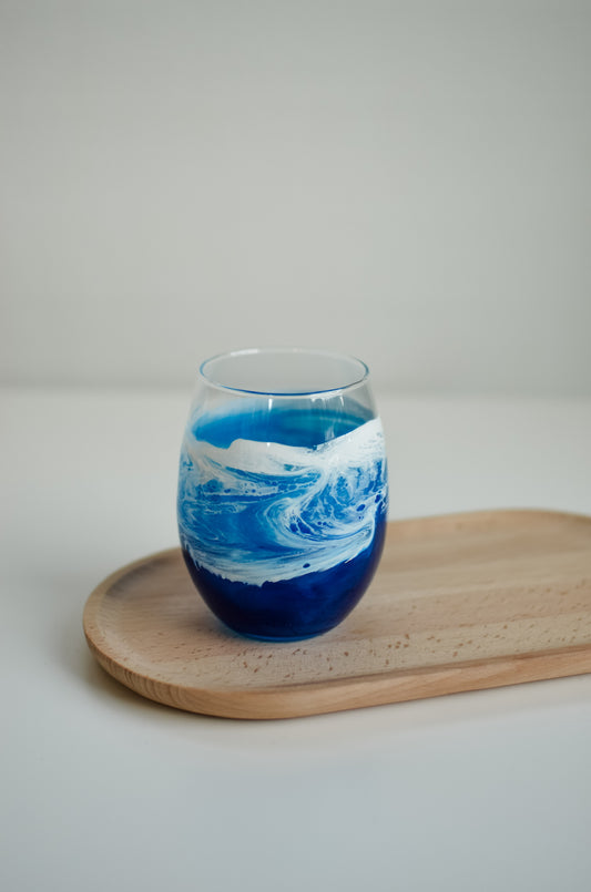 Stemless Ocean Wineglass