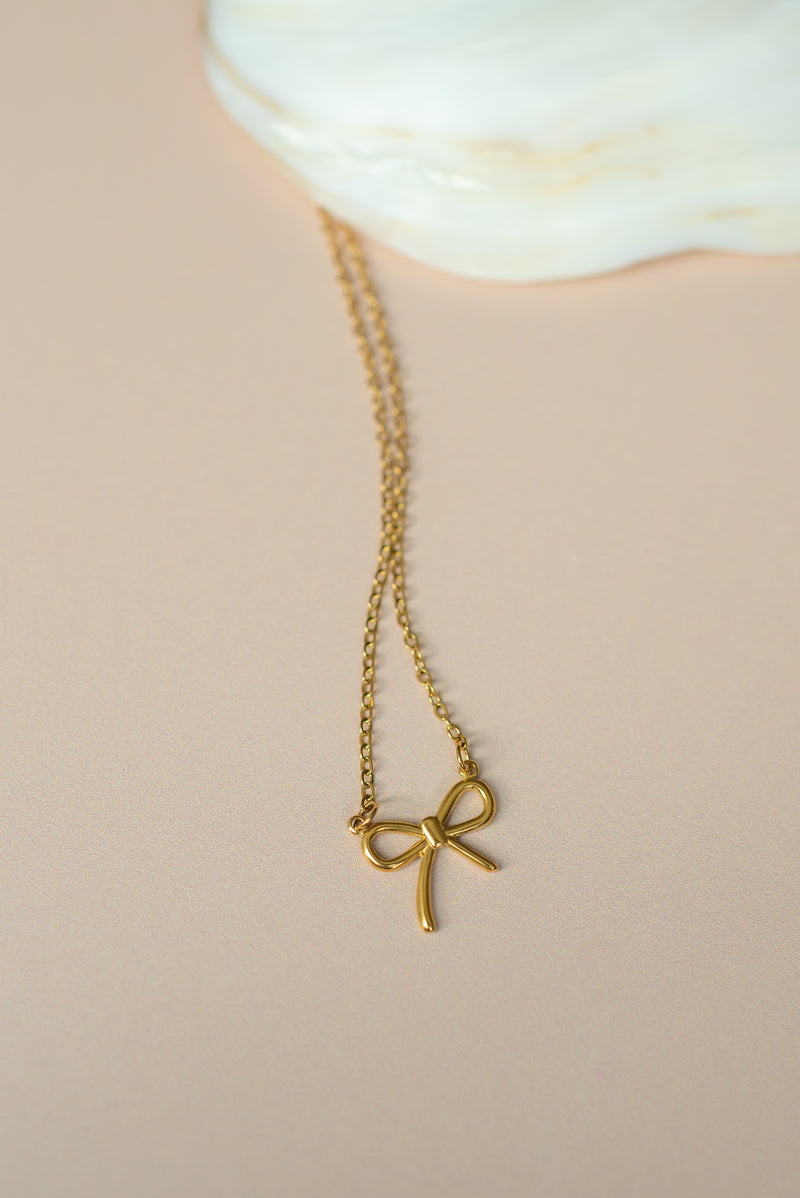 Bow Necklace