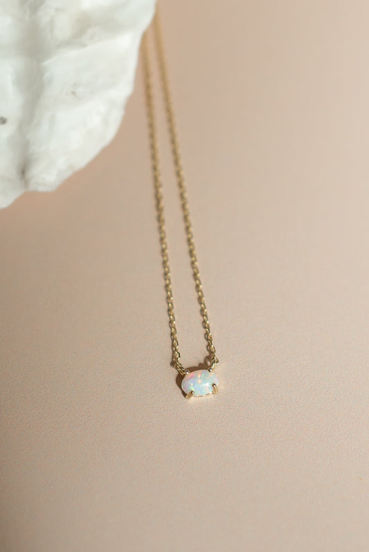 Anna Opal Pendant Necklace