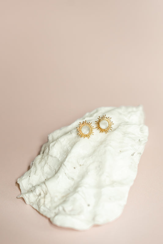 Sun Circle Earrings