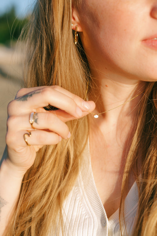 Anna Opal Pendant Necklace