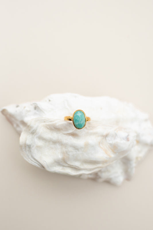 Bold Amazonite Ring