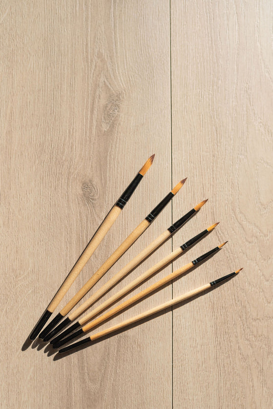 Watercolor Paint Brush Set