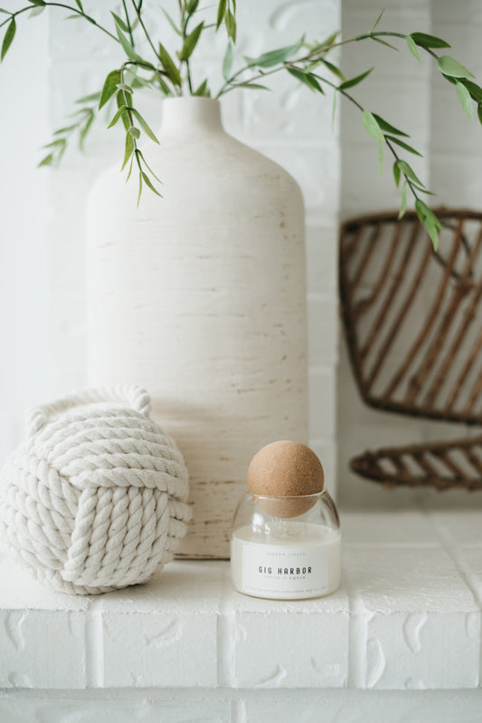 Gig Harbor Cork Candle