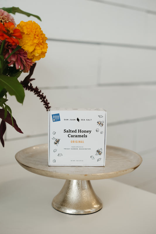 Salted Honey Caramels