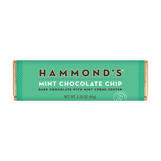 Mint Chocolate Chip Dark Chocolate Bar