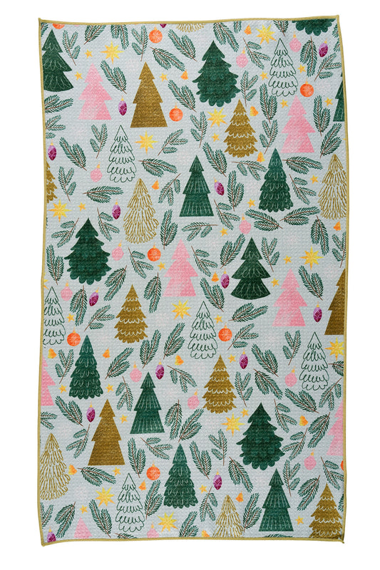 Christmas Trees Tea Towel