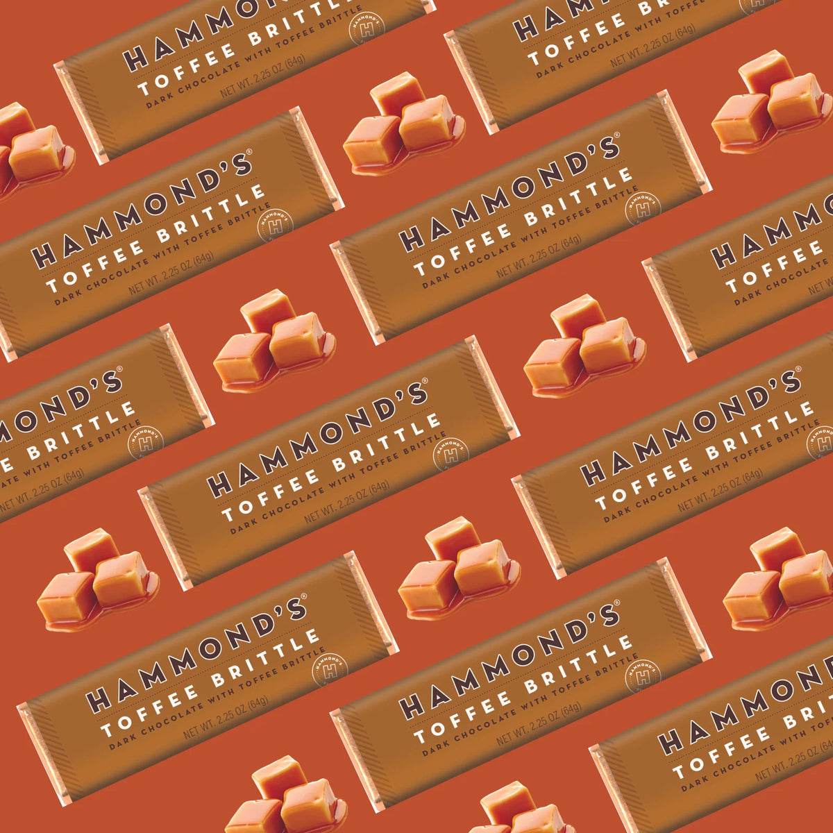 Toffee Brittle Dark Chocolate Bar