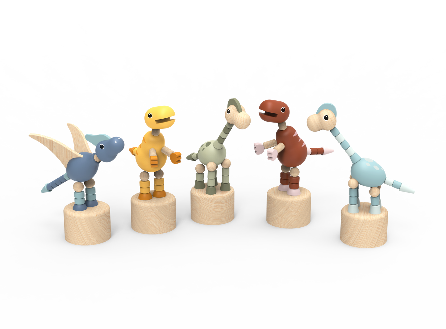 Dinosaur Pushing Puppet