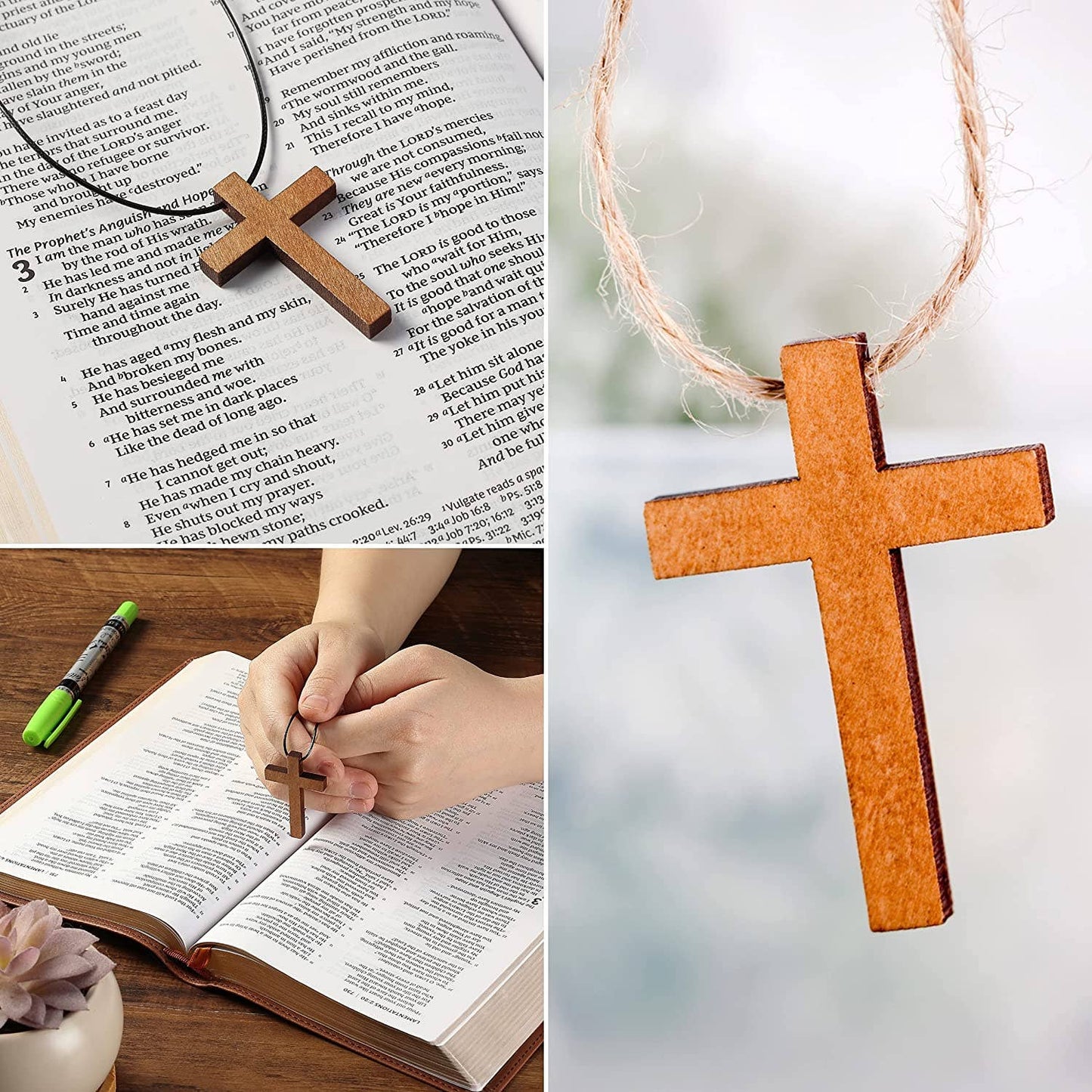 Wooden Crosses for Gifts and Christian Decor