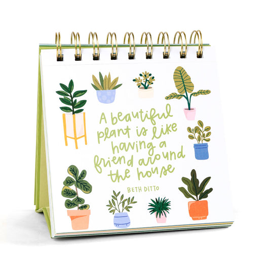 52 Weeks of Plant Quotes Desk Flip Calendar