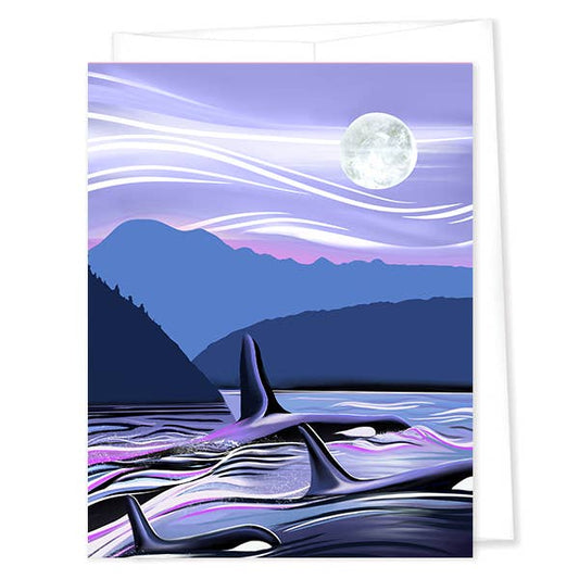 Orcas - Under the Moonlight (A7/5x7)