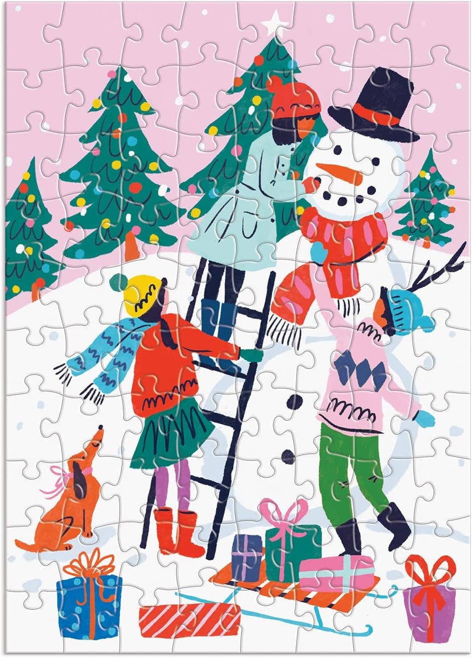 Merry & Bright 12 Days of Holiday Advent Puzzle Calendar