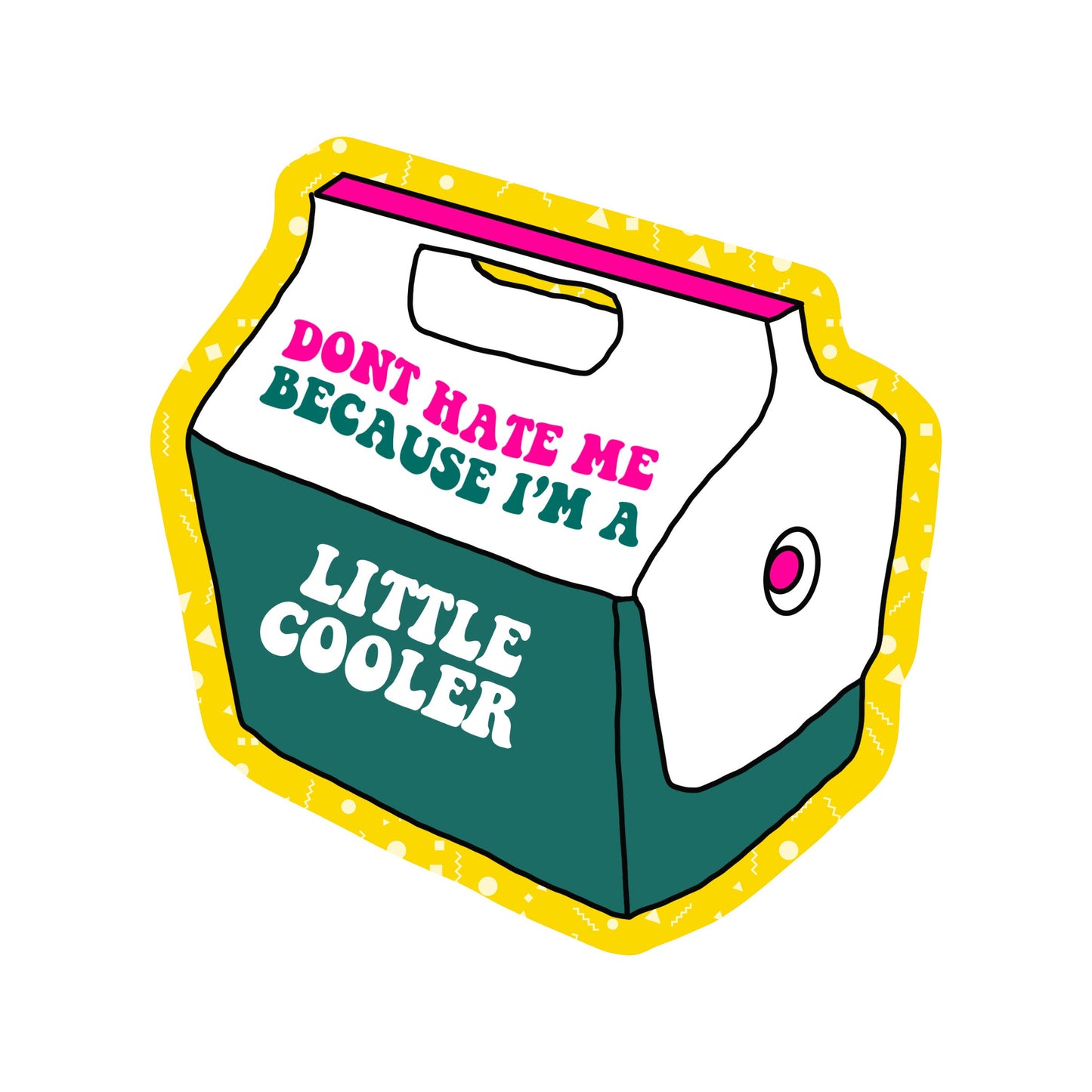 80s Funny Bright Humor Nostalgia Sticker