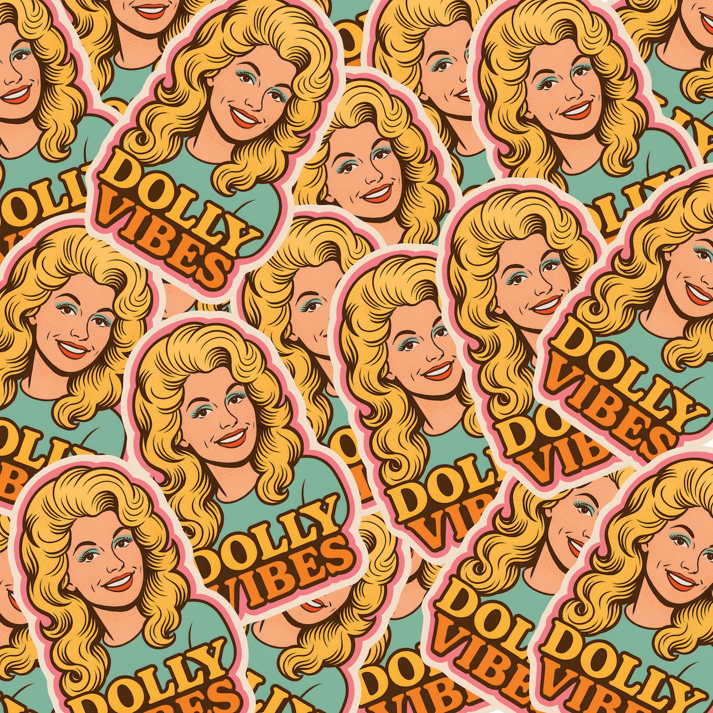 Dolly Vibes Sticker (Dolly Parton)