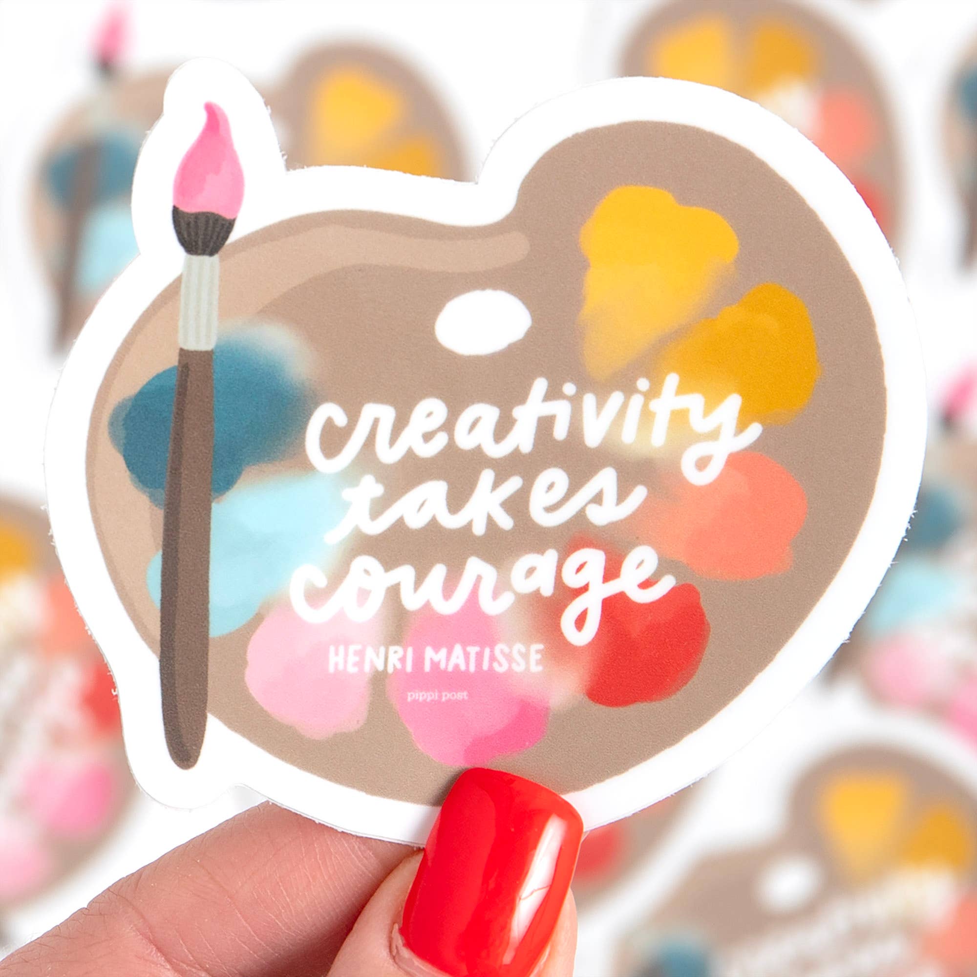 Creativity Takes Courage Decal Sticker – Local Whimsy