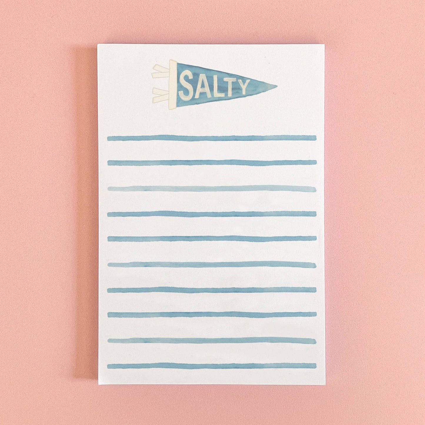 Salty Pennant Coastal Notepad | 4"x6" Coastal Notepad