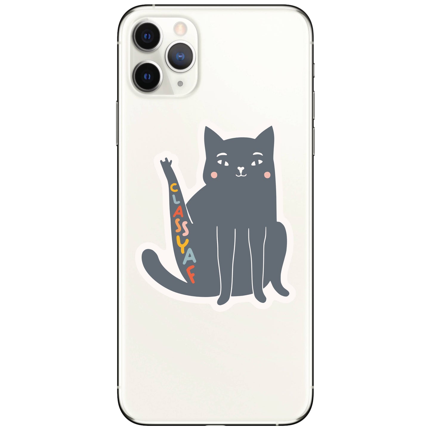 Swear Kitty Cat Funny Feline High Quality Vinyl Sticker