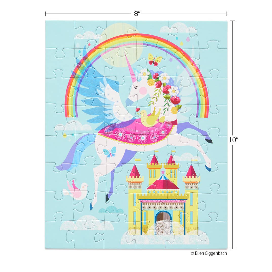 Rainbow Unicorn 48-Piece Puzzle