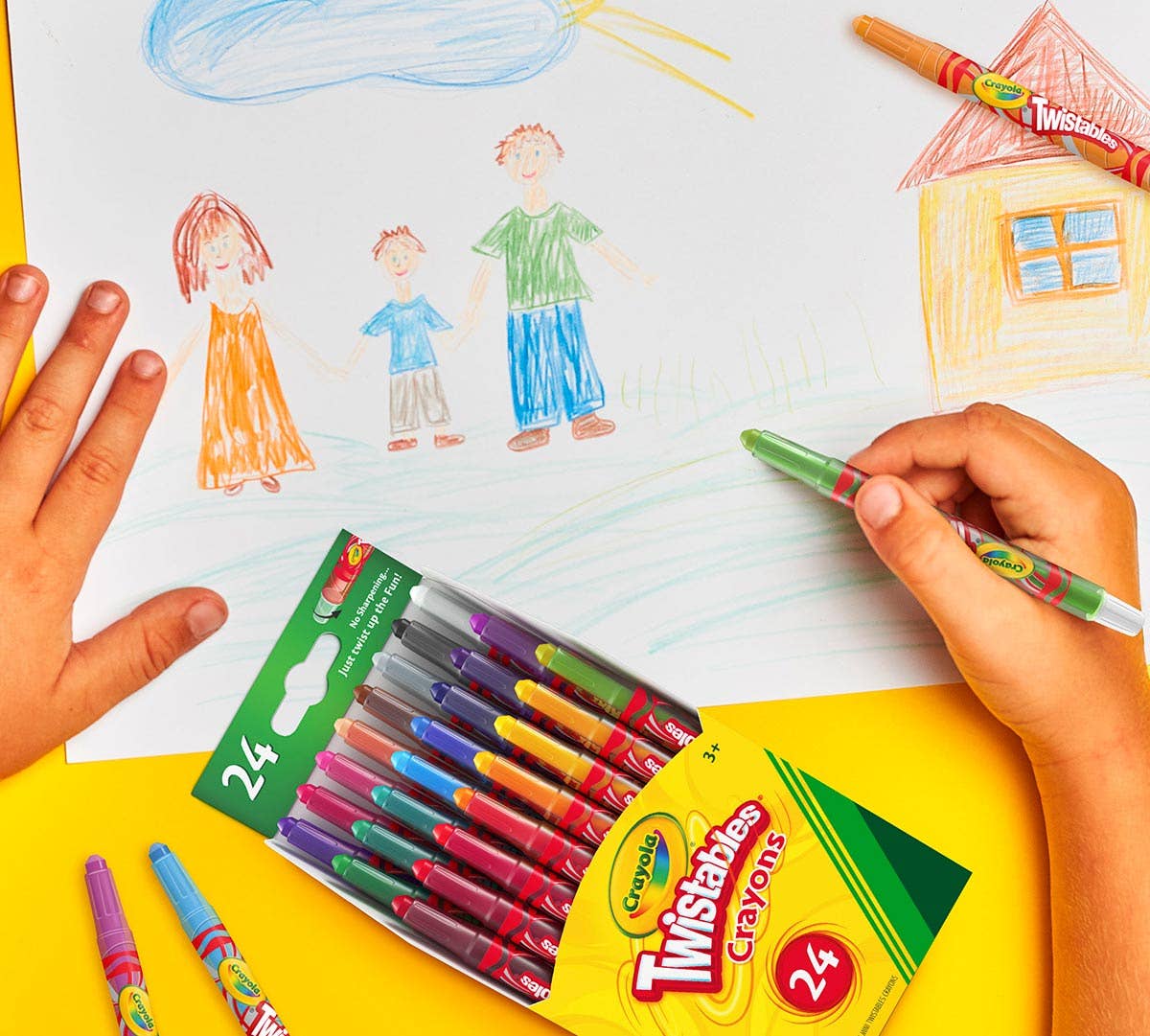 Crayola 24 Count Mini Twistable Crayons