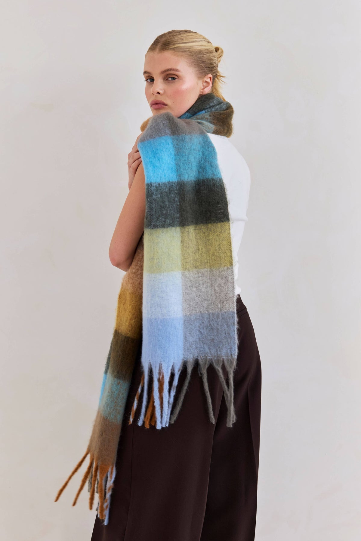 Blue Orange Reykjavik Scarf