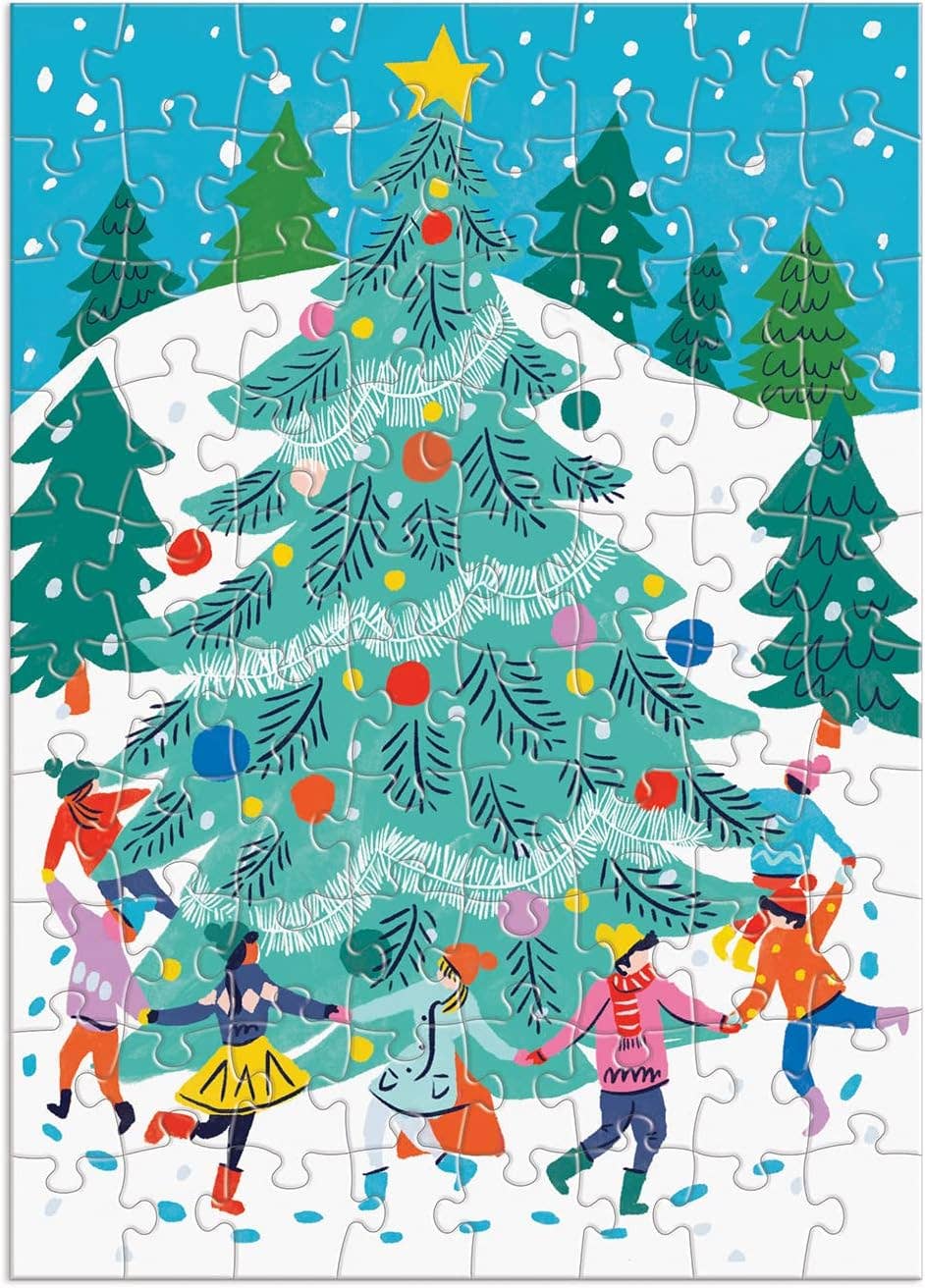 Merry & Bright 12 Days of Holiday Advent Puzzle Calendar