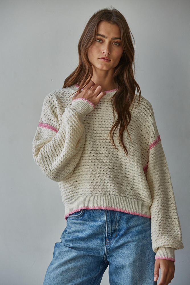 Cropped Knit Pullover