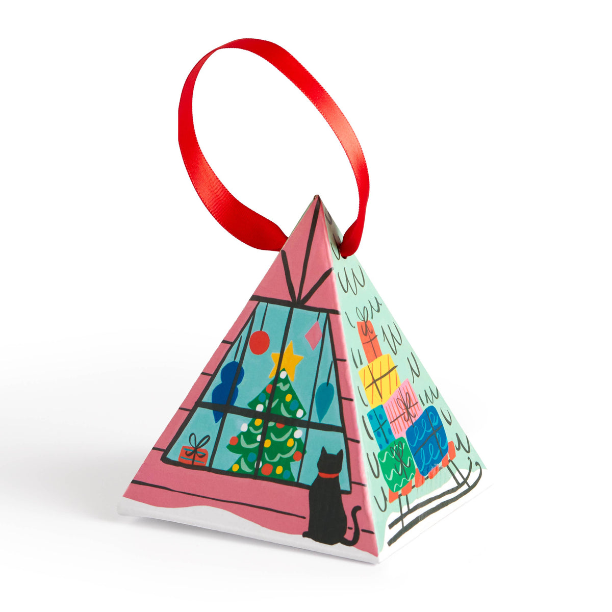 Alpine Cottage Holiday Puzzle Ornament