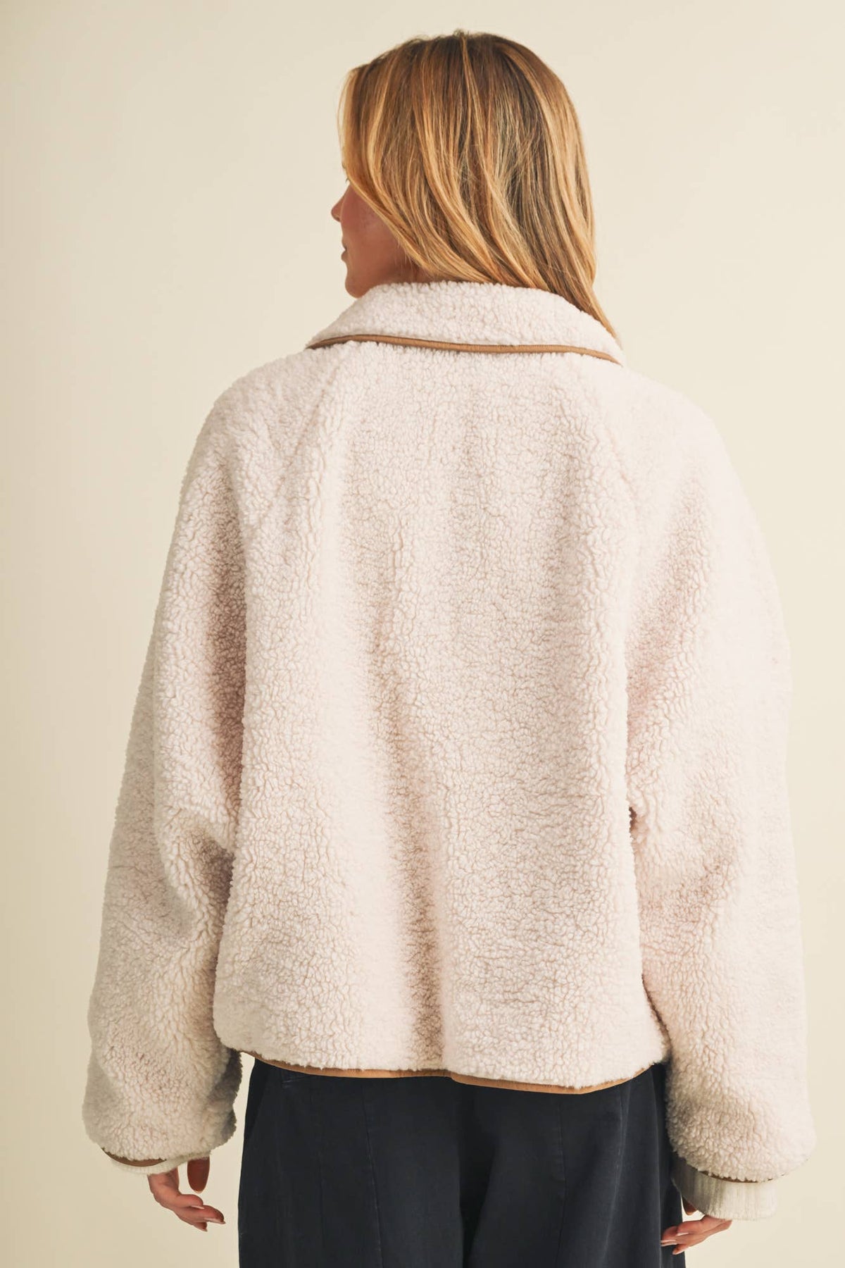Reversible Plush Fleece Jacket