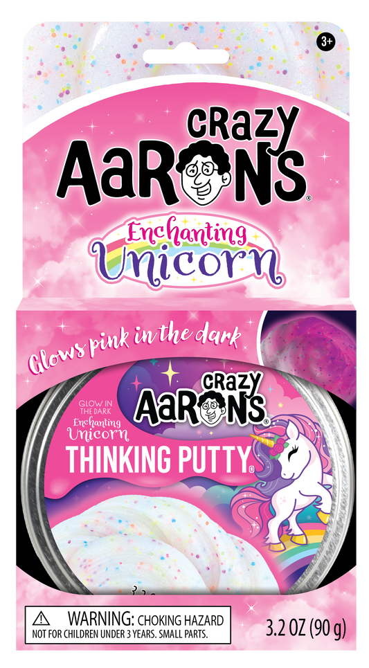 Enchanting Unicorn - Full Size 4" Thinking Putty Tin