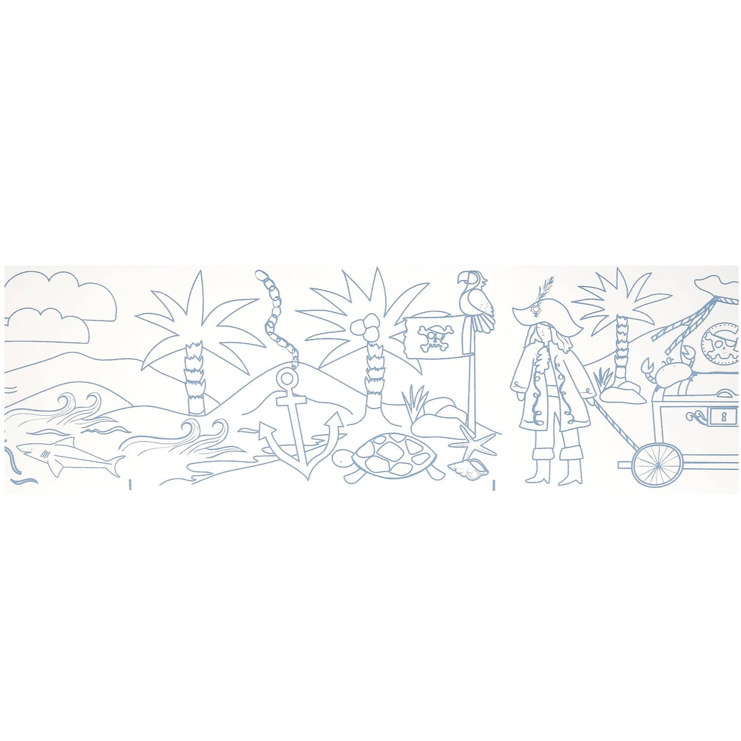 Pirate Colouring Roll