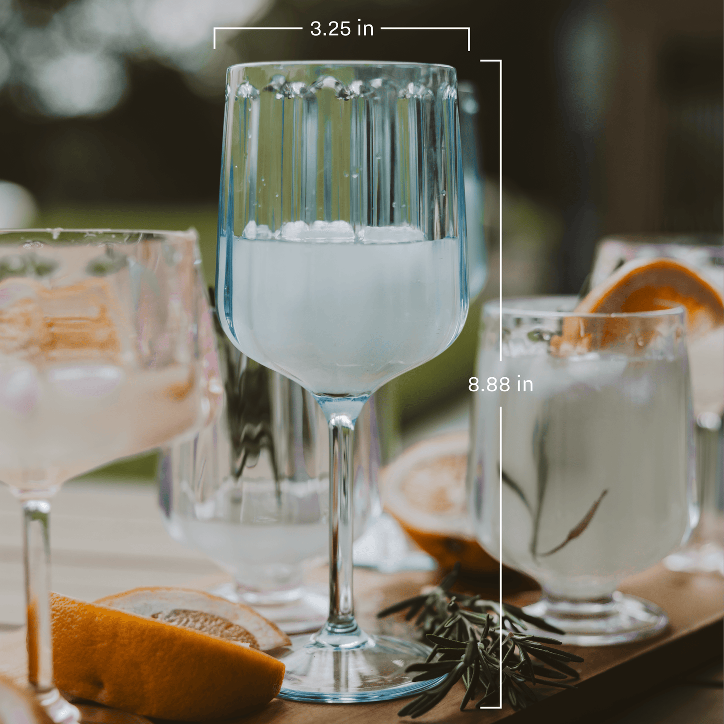 Outdoor Plastic Wine Drinkware - Home Decor