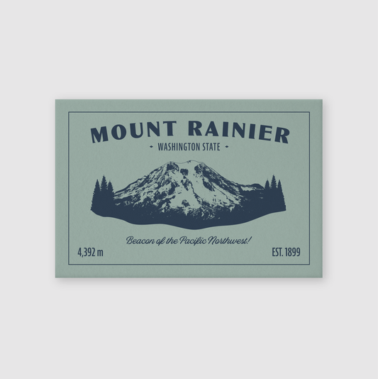 Mount Rainier Vintage Postcard