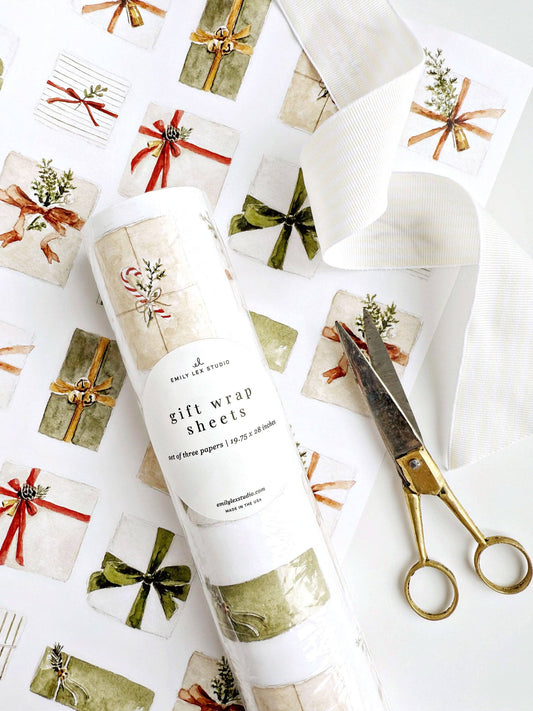 Christmas gifts gift wrapping paper