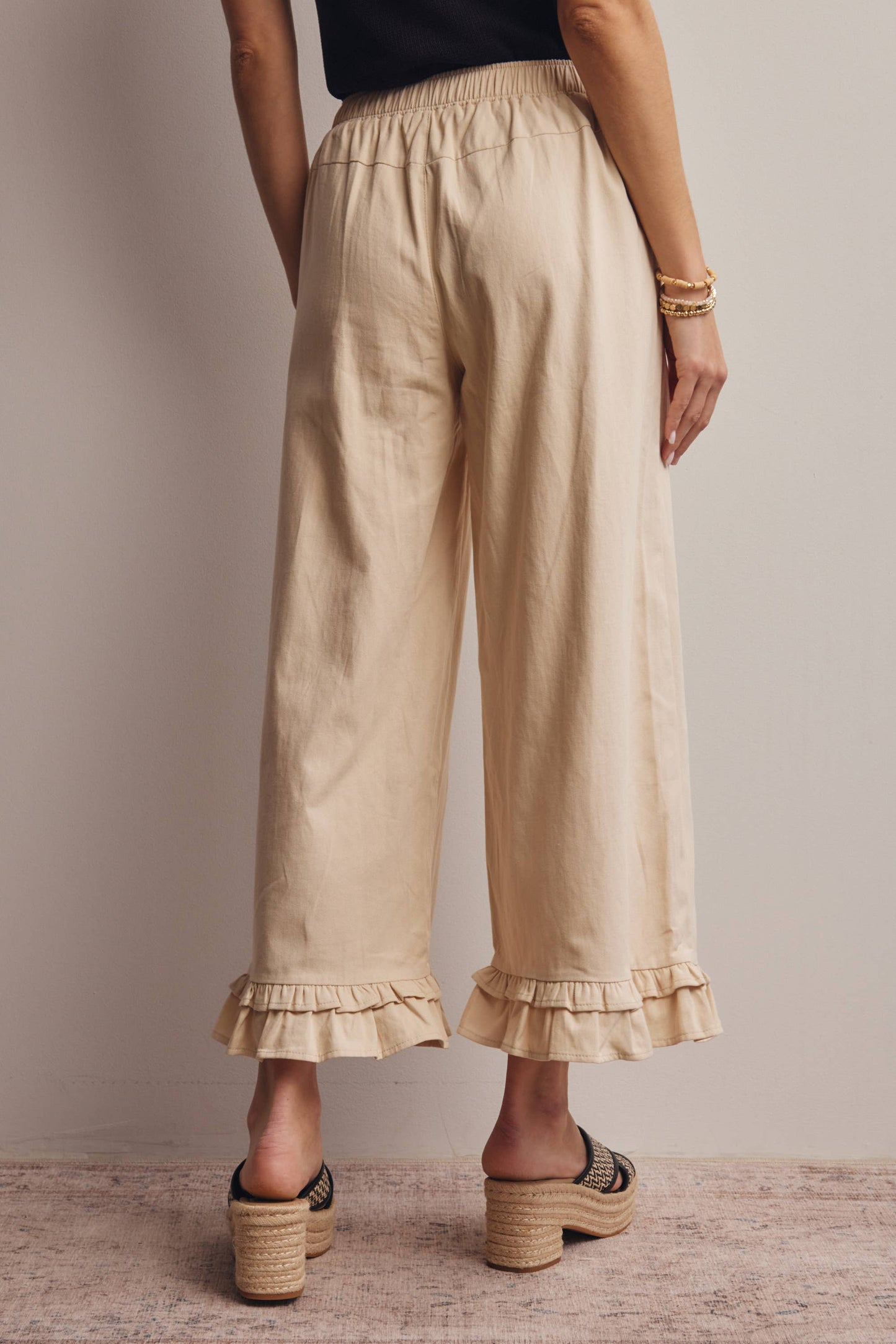 Ruffle Hem Pant