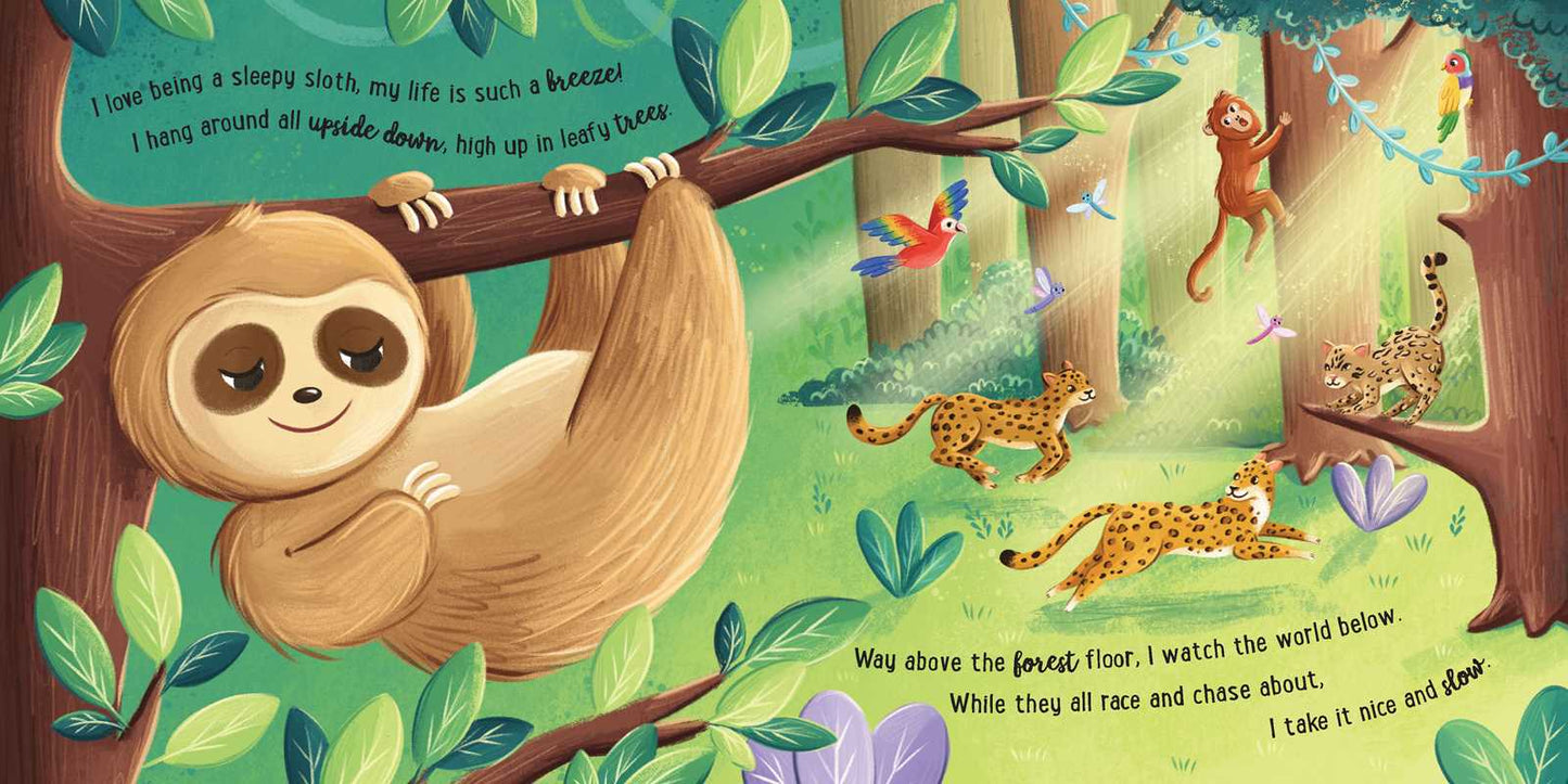 I Love Being a Sloth: Padded Board Book by Em Bruce