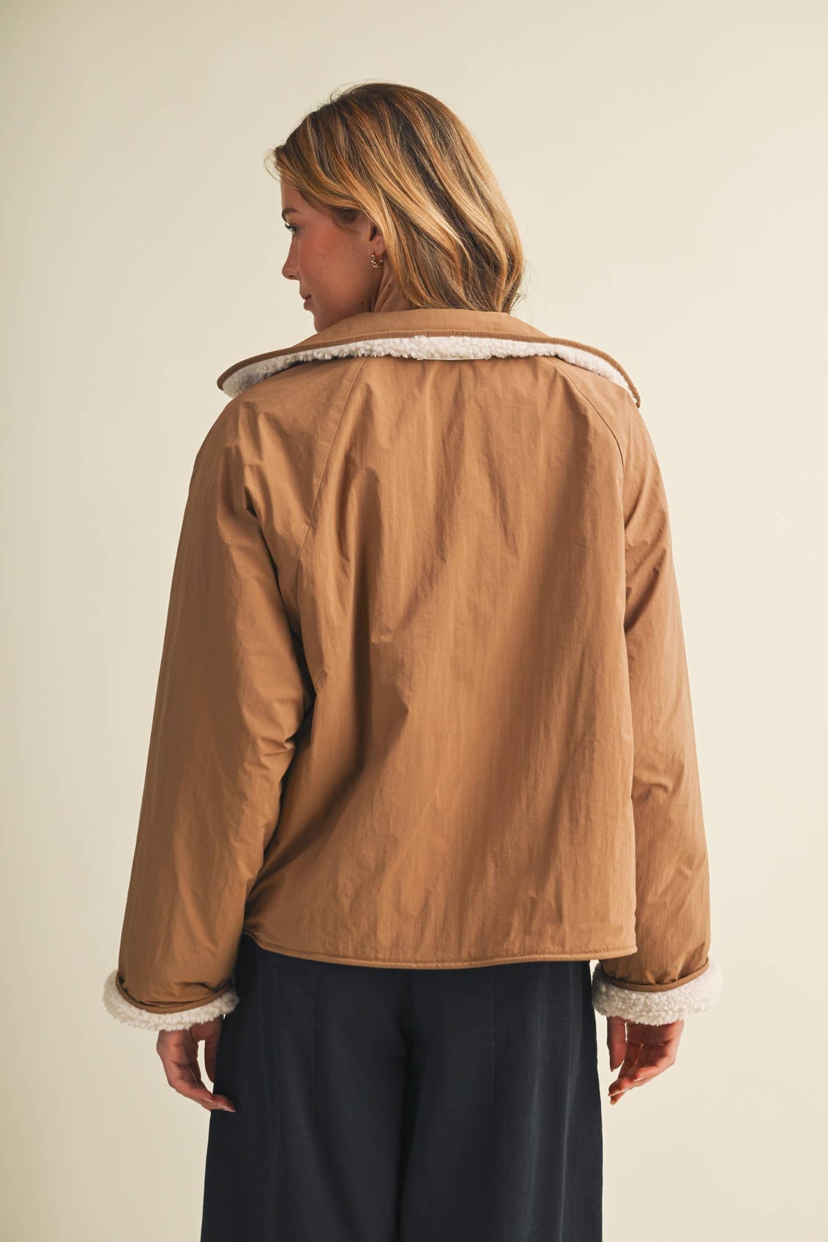 Reversible Plush Fleece Jacket