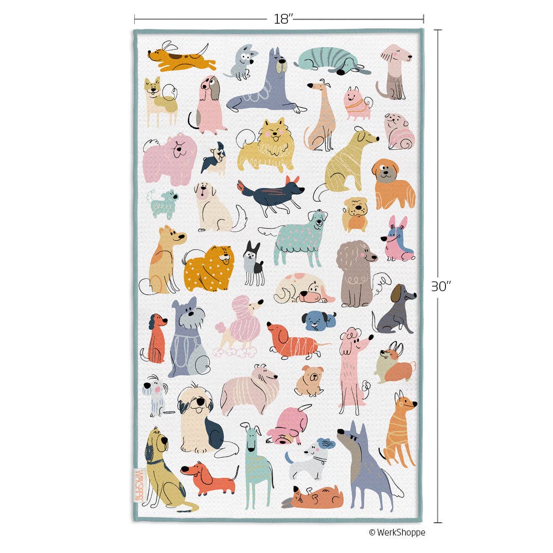 If Dogs Could Talk Kitchen Towel