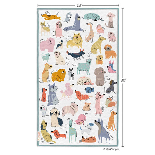 If Dogs Could Talk Kitchen Towel