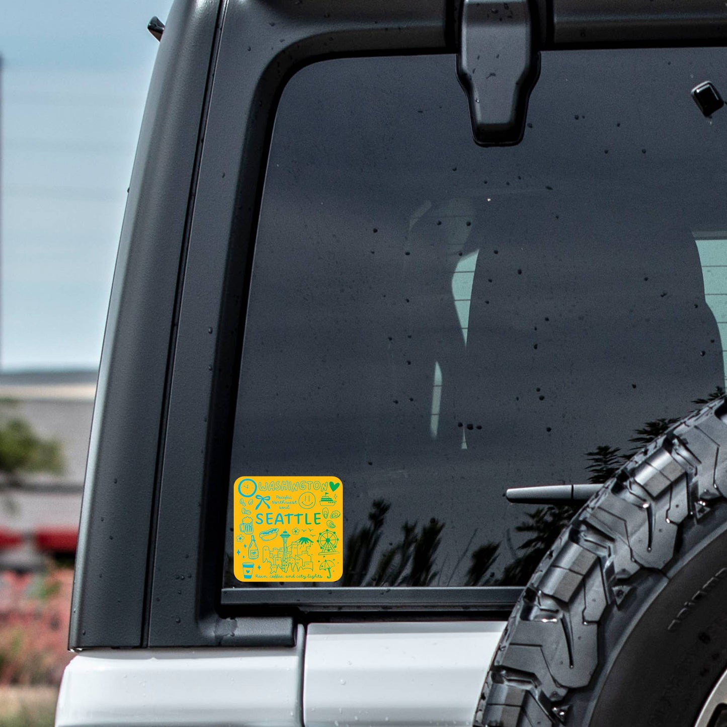 Washington WA Pacific NW Seattle High Quality Vinyl Sticker