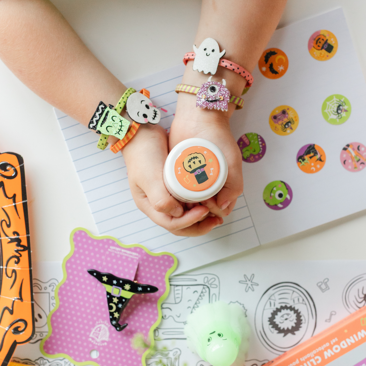 Monster Mash Monster Crew Embellished Hair Tie Set