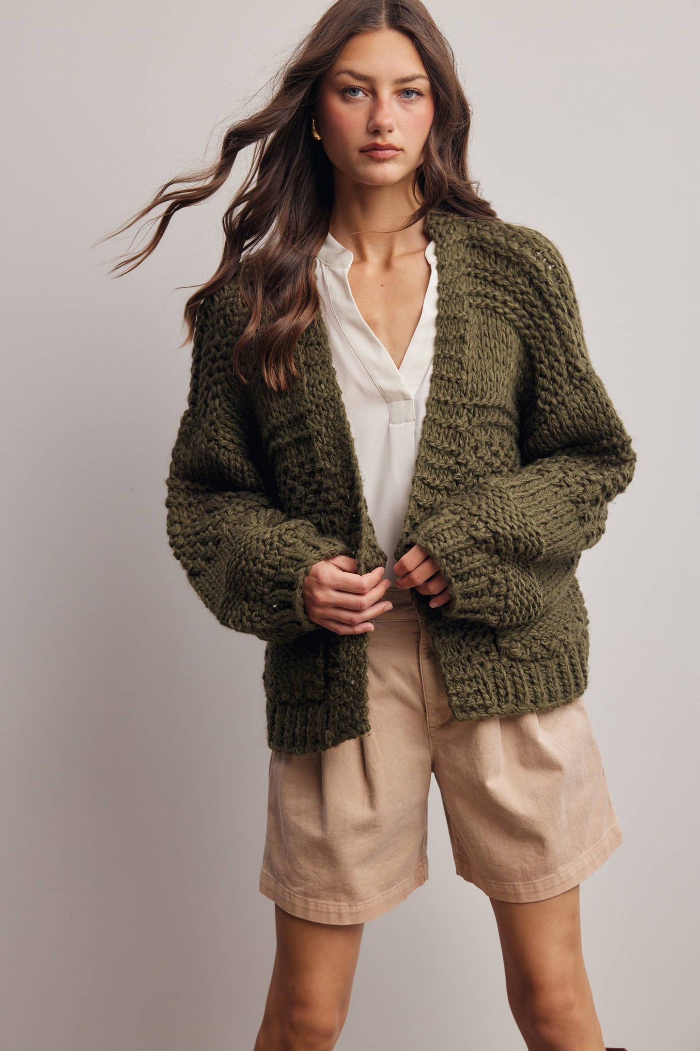 Handmade Chunky Knit Cardigan