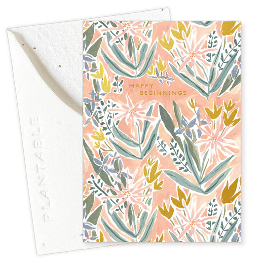 Happy Beginnings Sprout - Wedding Mini Greet 2.5 x 3.5