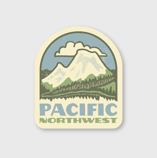 PNW Rainier Badge Sticker