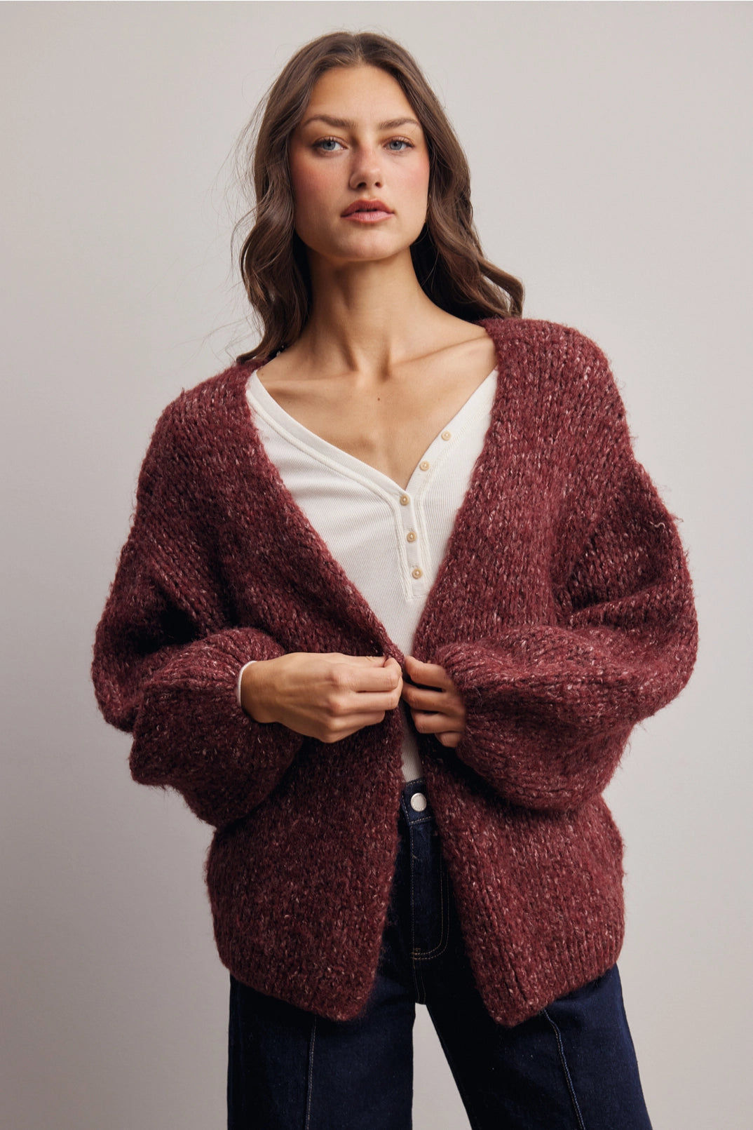 Chunky Soft Touch Knit Cardigan