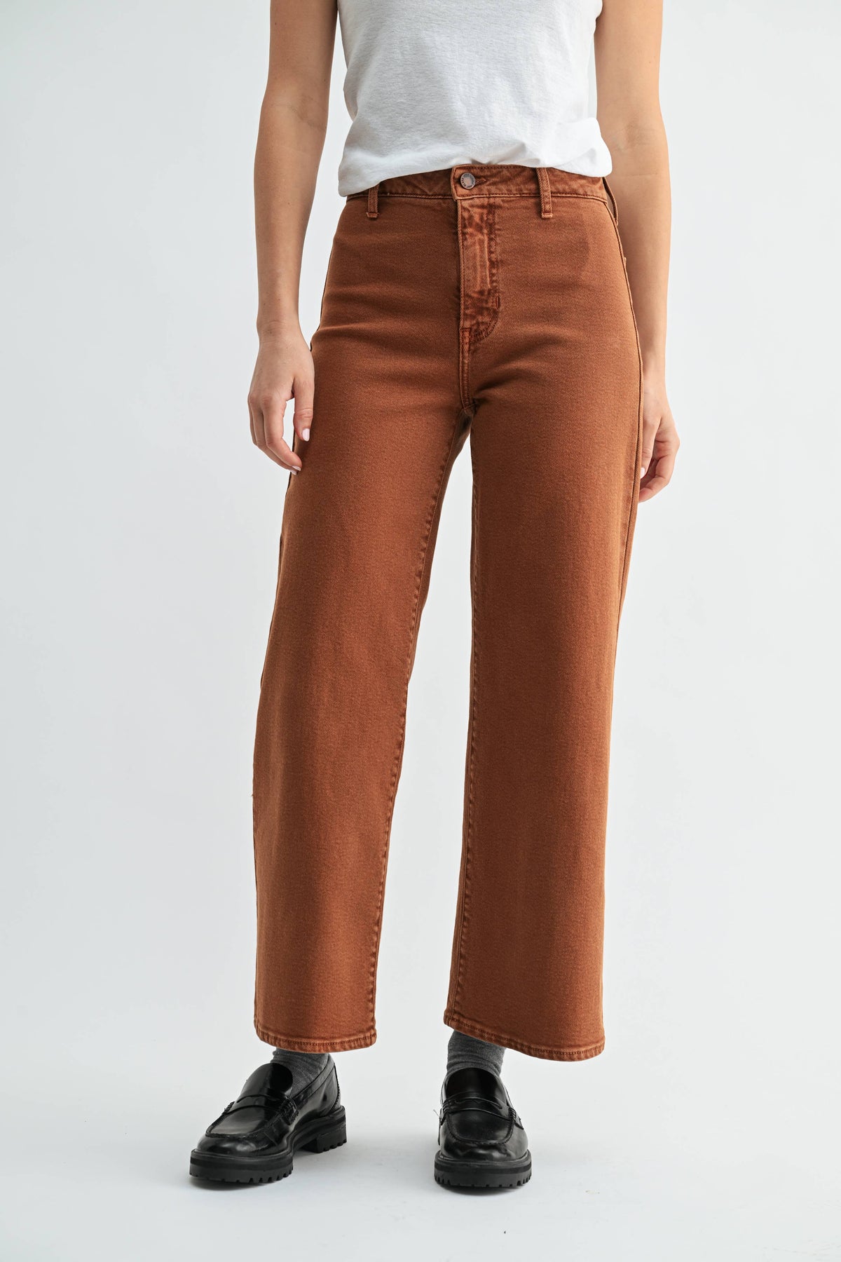 Copper Trouser Wide Leg Jeans
